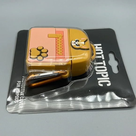 Corgi Backpack Wireless Earbud Case Cover - Picture 8 of 9